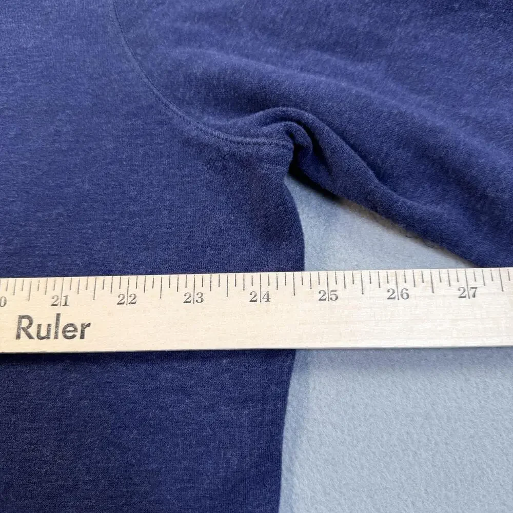 Polo Ralph Lauren Sweatshirt Mens XL Blue 1/4 Zip Mock Neck Pullover Pony Logo